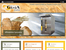 Tablet Screenshot of gimaforni.com